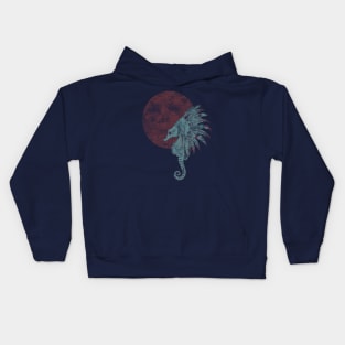 native seahorse Kids Hoodie